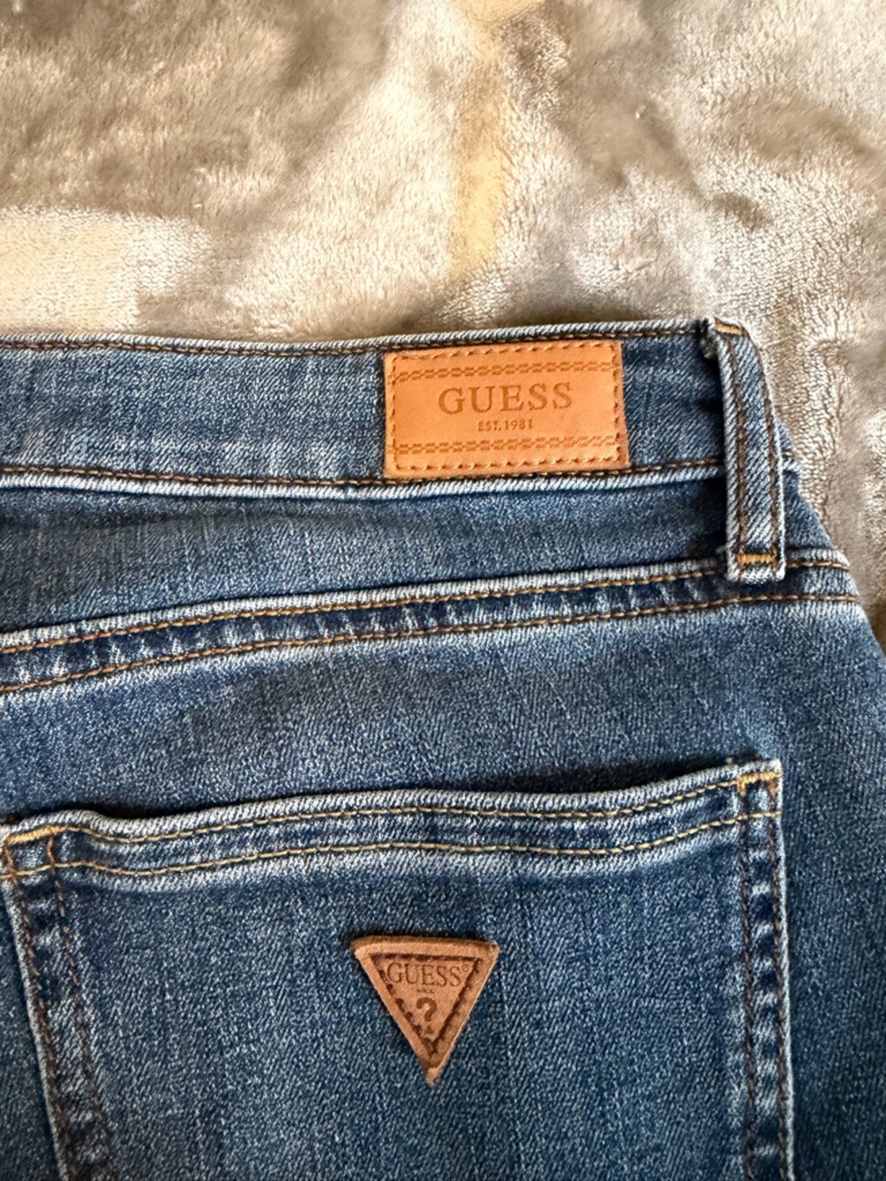 Guess Women's Medium Blue Sexy Flare Jeans - Picture 3 of 5